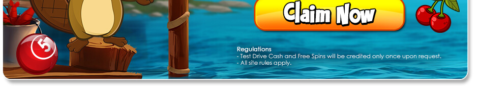 Claim a $50 Test Drive Cash PLUS 50 Free Spins on Lobsterama.