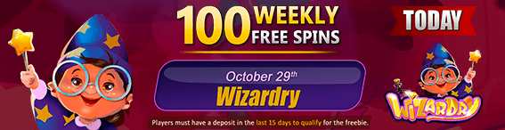 100 FREE Spins Weekly Offer – Limited Time Only