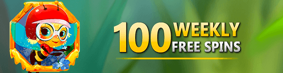 100 FREE Spins Weekly Offer – Limited Time Only