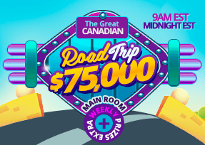 The Great Canadian Road Trip with $75,000 in GUARANTEED CASH Jackpots!