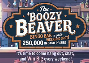 The Boozy Beaver Bingo Bar is your weekend spot!